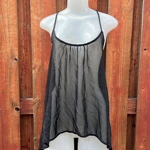 Lily White Women’s Top Size L Black